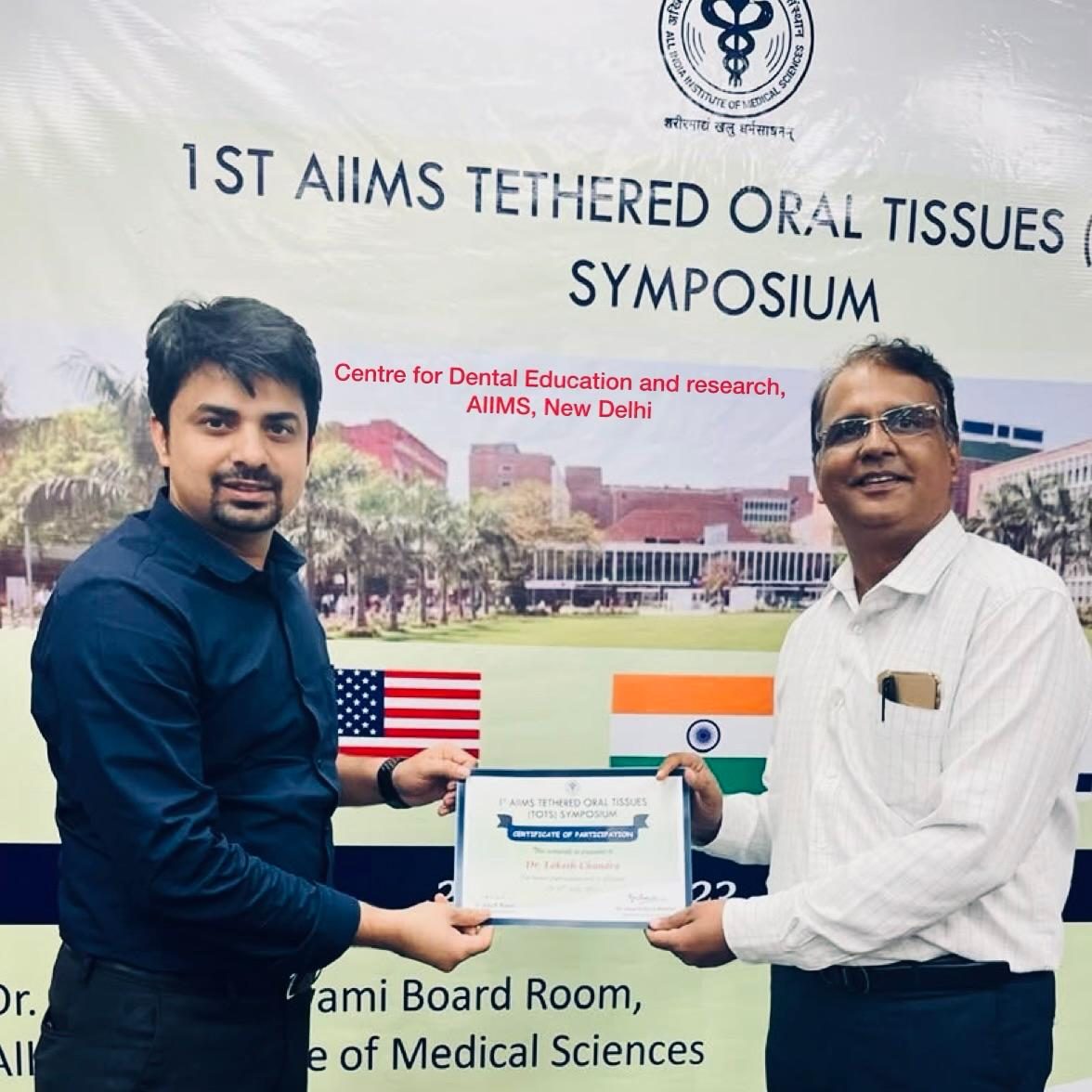 AIIMS Tethered Oral Tissues Symposium